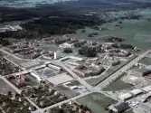 Flygfoto över Baronbackarna, 1962