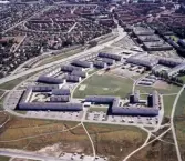 Flygfoto över Markbacken, 1967