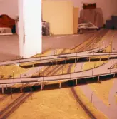 Modell av södra infarten, 1960-tal