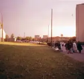 Busshållplatsen vid utställningen Örebro 700 år, 1965