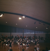 Gymnastikuppvisning i Brunnsparken, 1960-tal