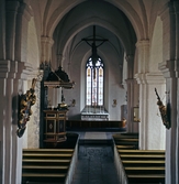 Interiör från Sköllersta kyrka, 1975