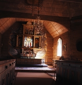 Interiör från Kvistbro kyrka, 1975