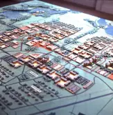 Modell av Karlslundsprojektet, 1970-tal