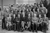 Klass 1D på Tekniska läroverket, 1951