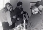 Hembygdsförbundets kurs i föremålsvård på Torekällberget i Södertälje den 1978-03-18.