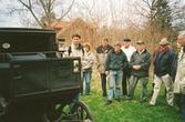 Vagnsvård på Erikskulle med Gösta Kylsberg maj 2003.