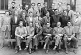 Klass 2TeA på Tekniska läroverket, 1953