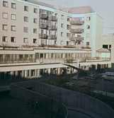 Innergård på Drottninggatan 33, 1970-tal