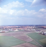 Vy från Centralföreningens Silo mot Örnsro, 1960-tal