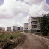 Hus på rad i Markbacken, 1960-tal