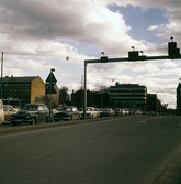 Trafik på Trädgårdsgatan, ca 1970