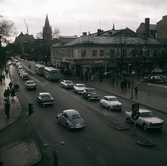 Trafik på Storgatan, 1960-tal