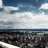 Vy från Svampen mot Hagaby, 1960-tal