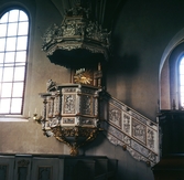 Predikstolen i Askersunds landskyrka, 1975