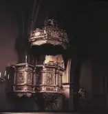 Predikstolen i Askersunds landskyrka, 1967