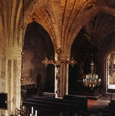 Interiör från Glanshammars kyrka, 1970-tal