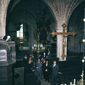 Interiör från Glanshammars kyrka, 1965