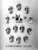 Avgångsklass 1930 på kamratmöte, 1935-06-22