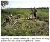 Juthögen på Mora äng i Lagga socken