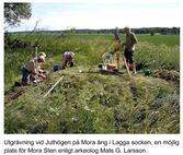 Juthögen på Mora äng i Lagga socken