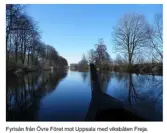 Fyrisån i sjön Övre Föret