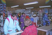 Uthyrningen vid skidshopen i Storstenshöjden, 1970-tal