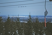 Landskapsvy från toppen av Storstenshöjden, 1970-tal