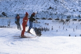 Sista backen ner mot skidliften i Storstenshöjden, 1970-tal