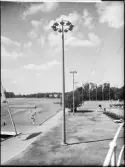 Stockholmsutställningen 1930
Strandpromenad med lampor på stolpe