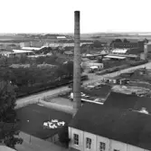 Skorstenen vid Sirius konservfabrik. Nykvarns industriområde