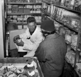 Interiör i en livsmedelsbuss