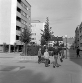 Hyreshus på Drottninggatan, 1960-tal