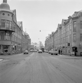 Trafik på Änggatan, 1970-tal