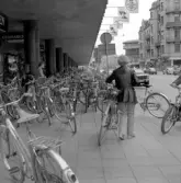 Cykelparkering vid Krämaren, maj 1978