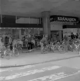 Cykelparkering vid Krämaren, maj 1978