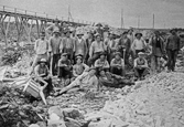 Stenarbetare vid Torptjärnsfallet, 1910-tal