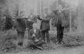 Samkväm i skogsglänta, 1920-tal