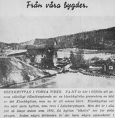 Artikel om Klunkhyttan, ca 1900