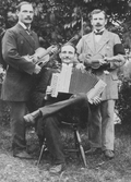 Glada spelmän från Klunkhyttan, ca 1900