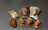 Keramikhuvuden. Lödöse museum