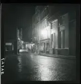 1950. Paris. Gata, kvällsbild