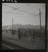 542 Dimma. Trafik på Slussplan.