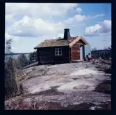 568/1 Trenter Stieg Sommar-Gåtebo. Tagning ateljén.