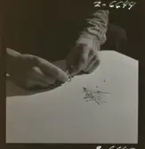 585/N Tändstickor för Åtvidaberg International Review Tagning på Trycksaksreklam m. Lillemor