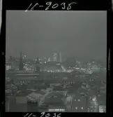 585/40 Facit Nattbild från N.K + Södra Kungstornet. Kvällsbild.