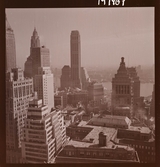 1690 New York, allmänt. Vy över skyskrapor.