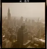 1690 A New York, allmänt. Vy över stadens skyskrapor.