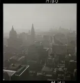 1690 A New York, allmänt. Vy över stadens skyskrapor.