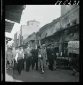 1717/K Istanbul allmänt. Folkliv på gata.